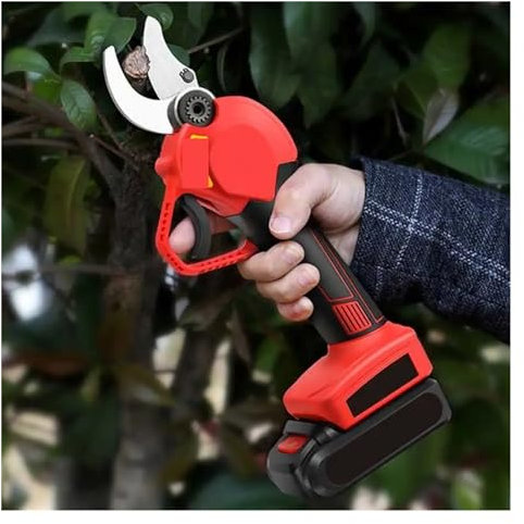 Sécateurs électriques, Cisaille électrique sans fil Rechargeable, sécateur de branches d'arbres fruitiers, batterie Lithium, outil de coupe de jardin