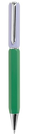 Miquelrius - Blauer Kugelschreiber, optimal für Schulbedarf, Kugelschreiber, 0,5 mm, Büromaterial, schönes Schreibwaren, Drehkugelschreiber, Kollektion Bright Green