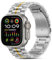 Tasikar Compatible avec Bracelet Apple Watch Ultra 49mm Premium Métal Acier Inoxydable Bracelet de Remplacement Compatible avec Apple Watch Ultra 2 Ultra, Argent - Or