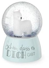 Schneekugel Glitzerkugel Geschenk Themen: Tierwelt - Happy Birthday (Lama - 7006731)