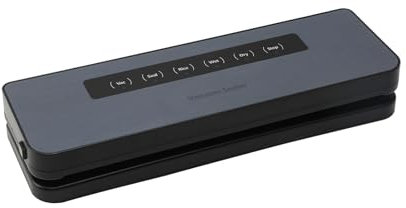 Vacuum Sealer Machine, 6-in-1 Food Vacuum Sealer Machine 30cm Longer Food Sealer with 10PCS Vacuum Sealer Bags for Dry and Moist Food Fresh Preservation with Starter Kits