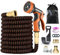 Rantizon Manguera Extensible 30M con Boquilla en 10 Modos, Manguera Jardin Extensible con 4 Capas de Látex a Prueba de Fugas, 3/4 - 1/2 Conector de Latón, Mangueras Extensibles Jardin 30 Metros