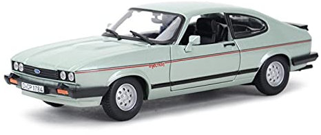 YCNXEB Miniatur Modelle 1 24 Für Ford Capri 1982 Simulation Legierung Sportwagen Modell Statische Druckguss Fahrzeuge Sammlungsanzeige Originalgetreue Nachbildung