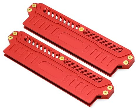 IFFSUEVL DDR4/DDR5-Speicher-RAM-Kühler aus Aluminiumlegierung(2 PCS Red)