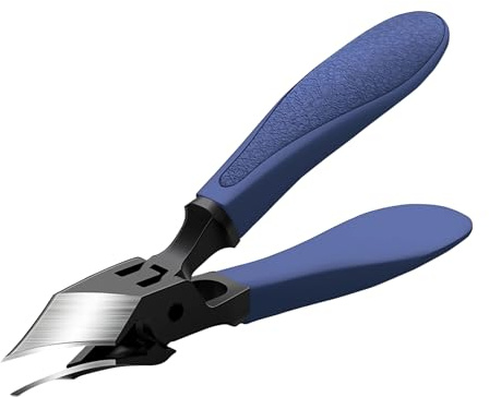 Nail Clippers for Thick Nails Start Makers Slanted Toenail Clippers Wide Jaw Fingernail and Toenail Cutter Heavy Duty Nail Clipper Sharp Curved Toe Nail Clippers for Seniors Men and Women
