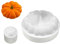 Set di 2 stampi in silicone a tema autunnale a forma di zucca, stampi in silicone per dolci di Halloween, strumento di cottura