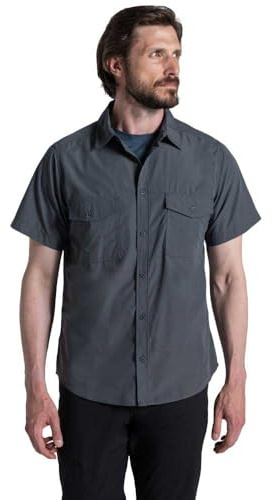Craghoppers Men's Kiwi II Ss Shirt Craghoppers Mens Kiwi II Short Sleeve Hiking Shirt (Pack of 1)