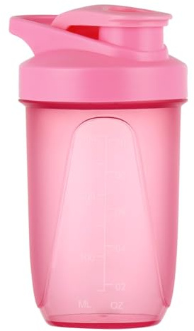 Alaoo Protéine Shaker, 1pcs 400ml Wave Shaker Mélange Homogène, Rose | Bouteille Shaker Protéines Mélange Homogène Facile Nettoyer Durable Sûr