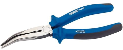 Draper Expert 68889 Bent-Nosed Pliers, Blue, 200 mm