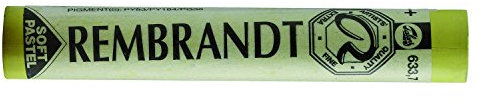 Rembrandt Soft Round Pastels Permanent Yellow Green 633.7 Each