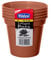 Whitefurze - Ensemble de 5 Terracotta Plantes Couleur Pots - 5 12,7 cm