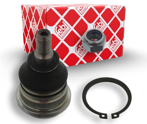 febi bilstein 24907 Traggelenk mit Sicherungsmutter und Sicherungsring, 1 Stück | Kompatibel mit: HYUNDAI ACCENT II, ACCENT II Stufenheck, GETZ, i20 I, i20 II, ix20, KIA PICANTO I, VENGA