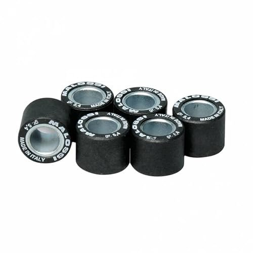GALET SCOOT MALOSSI 15x12 4,8g (x6) POUR MBK 50 BOOSTER, NITRO, OVETTO, STUNT-YAMAHA 50 BWS, AEROX, NEOS