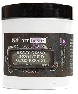 Prima Marketing finnabair Art Basics Heavy Gesso Grundierung 17 oz-White