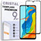 REY 3D Bildschirmschutz aus gehärtetem Glas für Huawei P30 Lite - Huawei P30 LITE New Edition, Schwarz, Displayschutzfolie 9H+ Härte, Anti-Kratzen-Öl-Bläschen, Voller Schutz, 3D, 4D, 5D