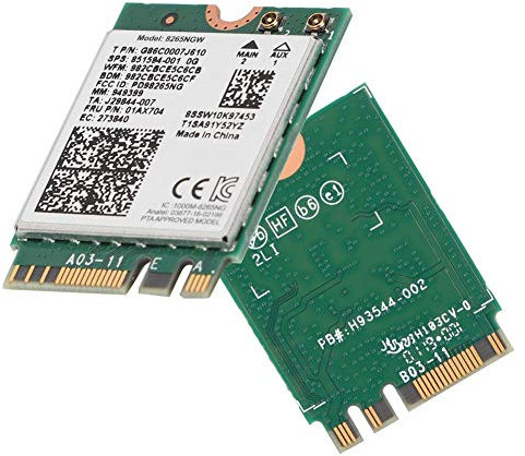 Tarjeta de Red inalámbrica, Bluetooth 4.2 para Intel 8265 867M 802.11AC 2.4G / 5G Tarjeta de Red inalámbrica para Lenovo Tarjeta WiFi de Banda de Alta Ganancia para PC Adaptador de Red inalámbrica