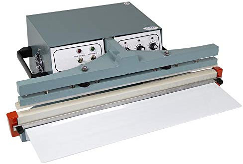 Allpax Magnet-Folienschweißgerät 450 mm mit elektrischem Fußschalter - Impulsverfahren - Folienschweißgerät - Balkenschweißgerät - Einschweißgerät - Siegelmaschine
