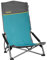 Uquip Campingstuhl Sandy XL Petrol I Faltbarer Strandstuhl mit 120 kg Traglast I kompakter Faltstuhl aus Stahl & Polyester I klappbarer Outdoor-Stuhl für Camping, Strand, Angeln, Garten & Festivals