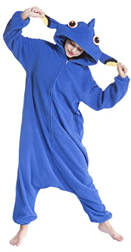 SimZoo Tier-Einteiler-Pyjama für Erwachsene, Herren und Damen, Unisex-Hauskleidung Einteilige Cosplay-Kostüm, Nachtwäsche