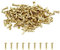 BokWin 200 pz piccoli chiodi Brad in ottone String Art Nails 1,2 x 6 mm Finitura in legno unghie per fai da te scatole di immagini decorative accessori per la casa