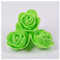 SHTGOI 500 Stück PE Schaumrosen 3.5cm Mini Künstliche Rosenköpfe Foamrosen Kunstrosen Kunstblumen Gefälschte Rosenstrauß für DIY Rosen Bär Valentinstag Hochzeit Party Home Dekoration Grün