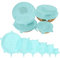 6 PCS Silicone Lids Food Covers, 6 Different Sizes Reusable Lids for Cups Bowls, Silicone Stretch Lid Microwave Freezer Can, 100% Safe Food Grade Round Shaped Tin Cover (Green)