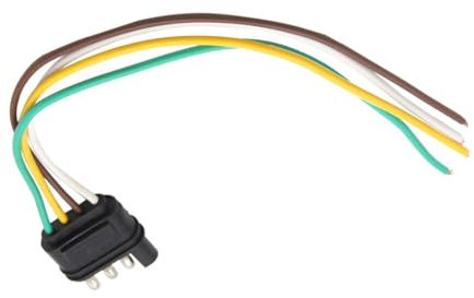 Unifizz Prise standard américaine à 4 broches pour voiture - Fiche d'attelage de remorque filaire