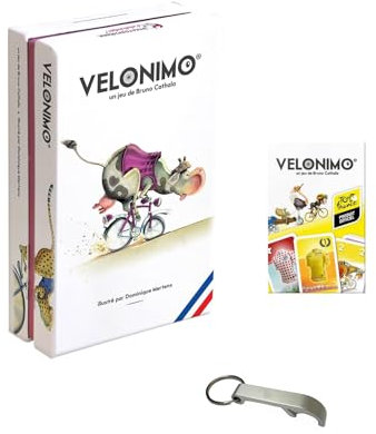 Set Vélonimo + Erweiterung Tour de France 2023 + 1 Flaschenöffner EUR Blumie (Velonimo + Tour De F)