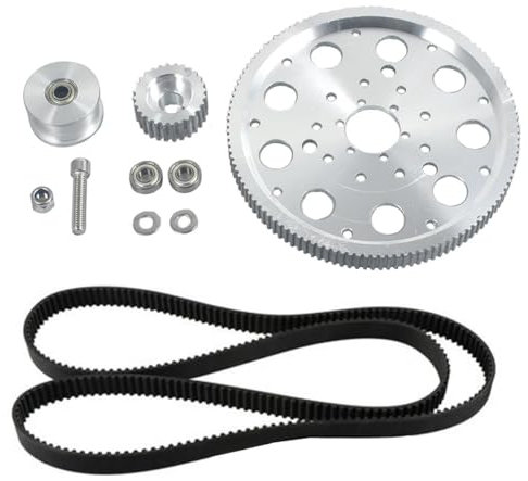 SPLACK Keilriemen Riemenantrieb Antriebskettenradbaugruppe Für 66cc 80cc 2-Takt-Motorrad Gasmotor T-Riemen Typ 5M-1350 Kettenspanner Riemen Antriebsriemen
