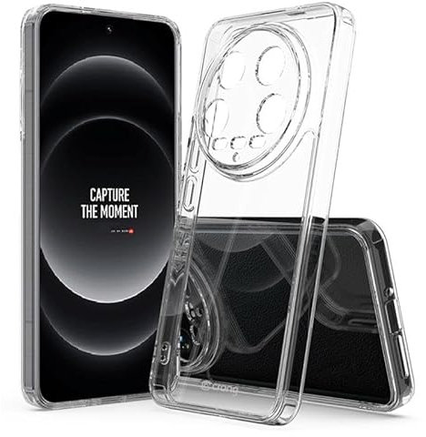 Oprimio Kristallklar Hülle für Xiaomi 14 Ultra [Silikon Hülle] [%100 Durchsichtig] [Deutsche Material] [Ultra Dünn] Transparente Handyhülle für Xiaomi 14 Ultra