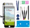 LTZGO Display Kompatibel mit iPhone 7 Plus Modell A1661 A1784 A1785 SchwarzLCD Bildschirm Reparatur Set Digitizer Glas Touchscreen Ersatz mit Reparatursatz Werkzeug