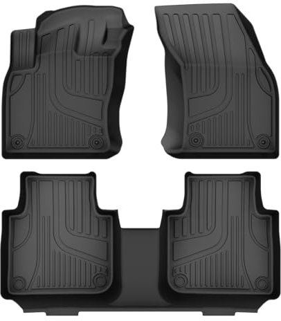 Fesuda Gummimatten Auto Set Passend für VW TIGUAN II 2018-2024, Gummi Fussmatten Auto Gummimatte