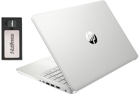 HP Stream 14 HD BrightView Laptop, Intel Celeron N4120, 32GB RAM, 288GB Storage (128GB eMMC + 160GB SSD Docking Station Set), Intel UHD Graphics, HD Webcam, Wi-Fi, 1 Year Office 365, Win 11 S, Silver