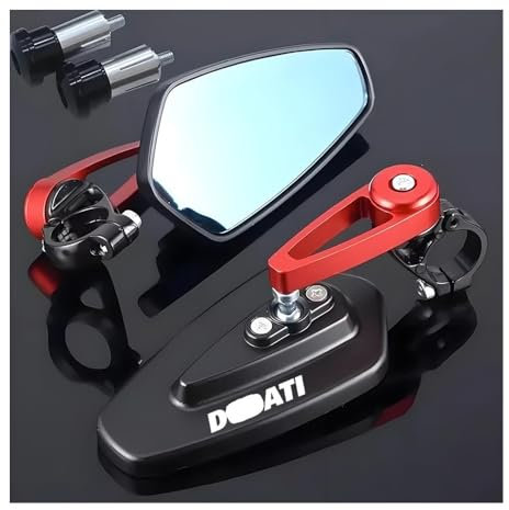 Seitenspiegel Spiegel Für Duca&ti Monster 696 795 796 797 821 937 S2R 800 Motorrad Rückspiegel Universal Bar Lenker Spiegel Lenkspiegel
