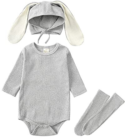 Children's Wear Meine Outfits, Babys erstes Ostergeburtstag Outfit Neugeborene Overalls Girl Baby Thaksgiving Overall Bunny One -Stück Tutu Kleid für Mädchen