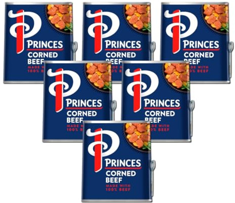PS Corned Beef Sandwich Meat Made with 100% Beef 340g Can (Pack of 6)