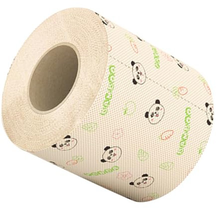 PACKOVE Carta Igienica Decorata Con Stampa Panda in Pasta Di Bambù Morbida e Resistente Per Bagno Delicata Su Ogni Tipo Di Adatta Casa e Ufficio