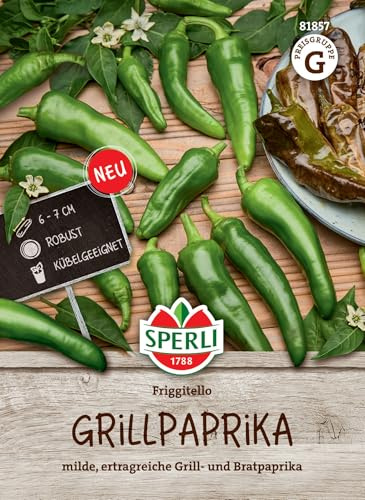 Sperli Grillpaprika Friggitello Frigitello 81857, Gemüsesaat | Mild & vielseitig, für mediterranen Flair