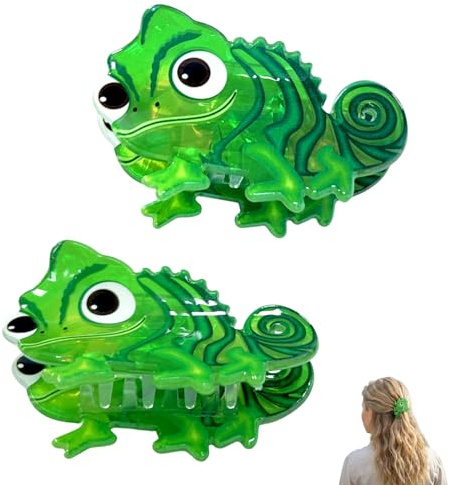 Pascal Haarspange,2 Stück Pascal Haarspangen Klein, Mini Haarklammer, Lustige Volumen Spange, Geschenk für Damen, für Elegante Frisuren