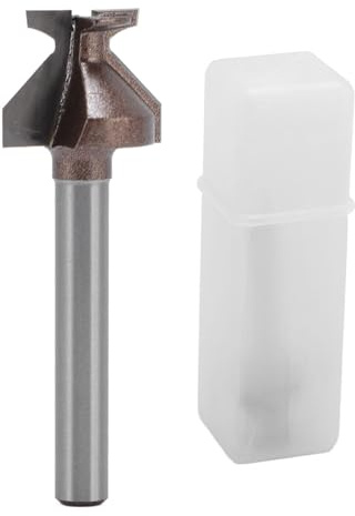 YWBL-WH Nut- und Federfräser, 6-mm-Schaft, Lichtbogenbiegen, Integriertes Design mit Wolframstahlklingen für die Holzbearbeitung von Schranktüren und Plattenbiegeprojekten