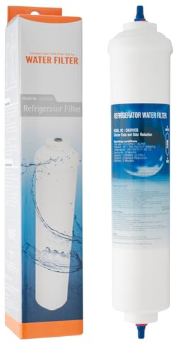 DA2010CB | External Water Filter for Samsung, LG, Beko, Haier Fridges | Compatible with Samsung DA29-10105J, HAFEX/EXP, HAFEX; compatible with LG 5231JA2010B, ADQ73693901, ADQ73693903, FSS-002