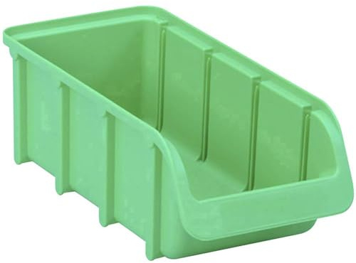 hünersdorff 682400 Lagersichtbox (B x H x T) 215 x 100 x 75mm Gruen, 3 Stück