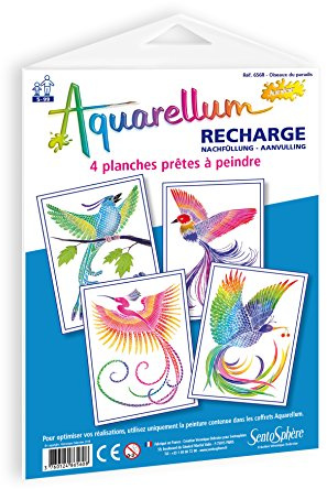Sentosphère 656R Junior Aquarellum Nachfüllpackung Paradiesvogel