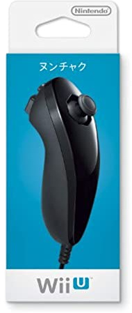 NERO Nunchuck TELECOMANDO PER NINTENDO WII