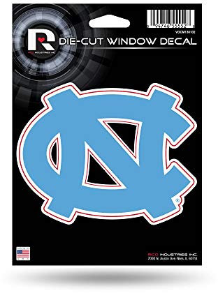 Rico Industries NCAA North Carolina Tar Heels gestanzter Vinyl-Aufkleber