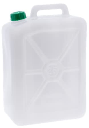 Ecoplast | Tanica 25 Litri, Fusto in Plastica, Colore Neutro