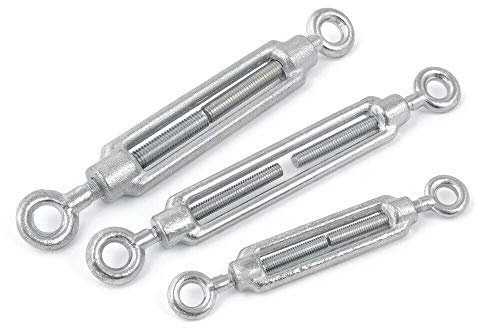 5 pc/s acier galvanisé tendeur a cage M10 tendeur câble vis oeil – oeil