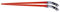 Kotobukiya- Star Wars Count Dooku Pack de 2 Baguettes, Unisexe Enfant, 4934054893713, 23 cm