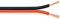 MANAX Loudspeaker Cable Red/Black 2 x 0.5 MM² 100% Oxygen-Free Copper 10 m