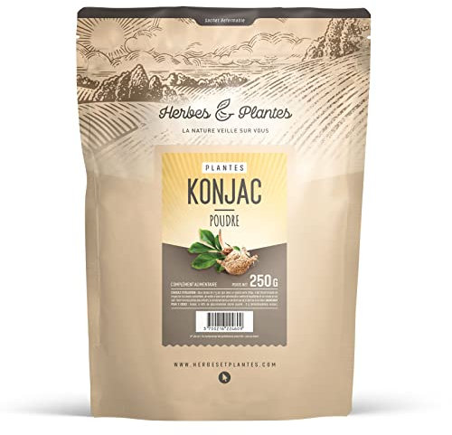 Konjac 250 grammes de poudre - à 80% glucomannane